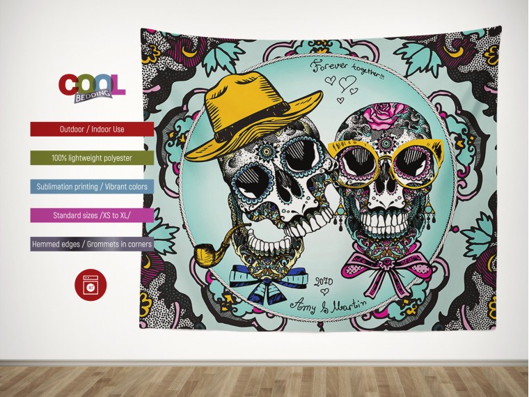 Декоративно пано Sugar Skull Family